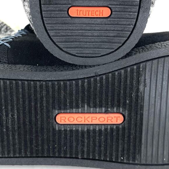 Rockport TruTECH Veda Women Black Slipper Boot Size 7 Faux Suede/Fur Lining New - Picture 9 of 12